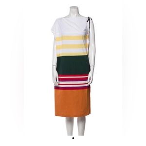 NWT Marni Cotton Striped Dress Italian Size 36